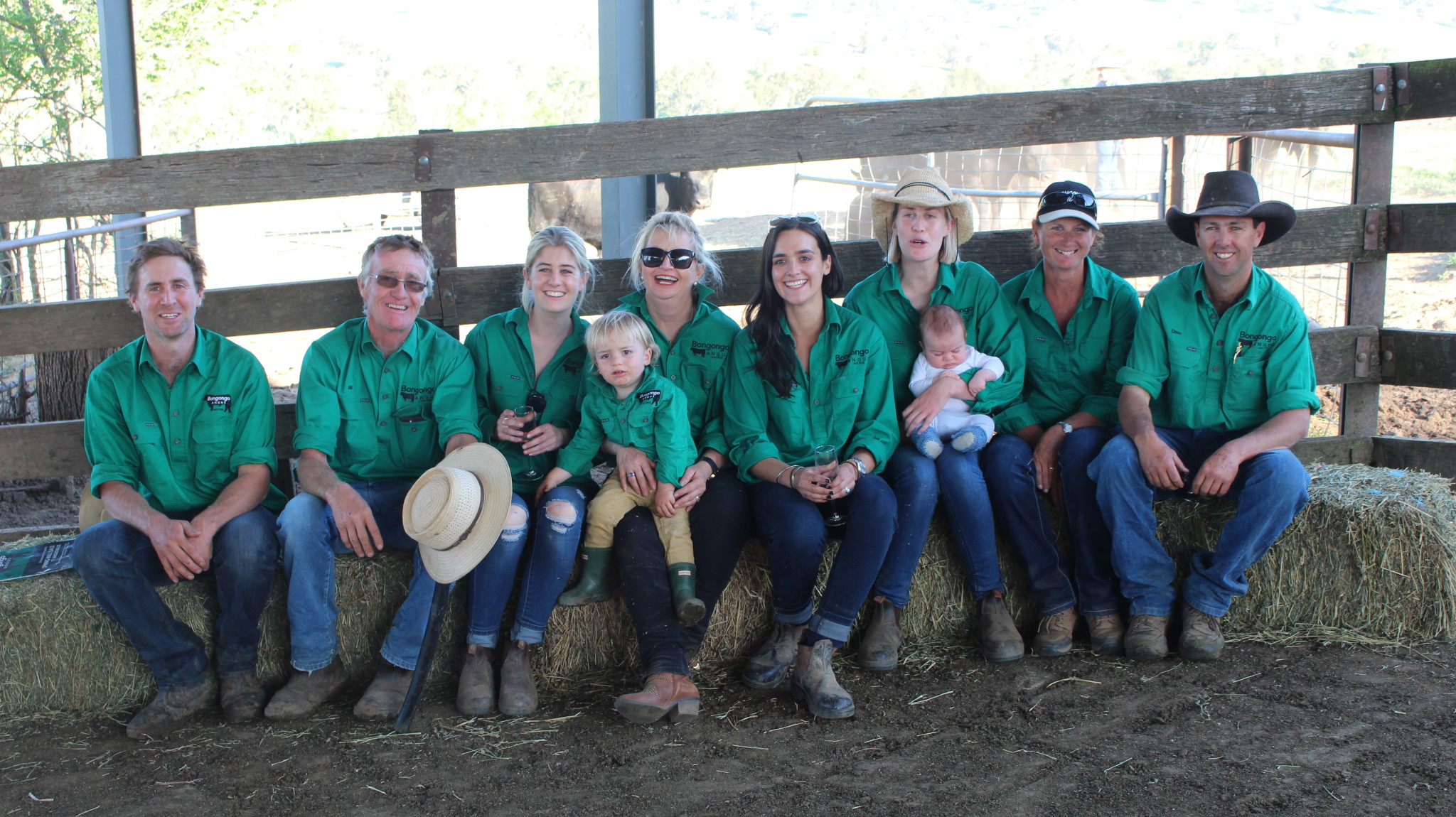 The Bongongo Angus Team after their very successful 2015 Spring Bull sale. We would like to thank all our return clients, underbidders, new clients, family and friends for their overwhelming support on the day. We had a total clearance of bulls to average $10,550 and a top of $17,500 twice!